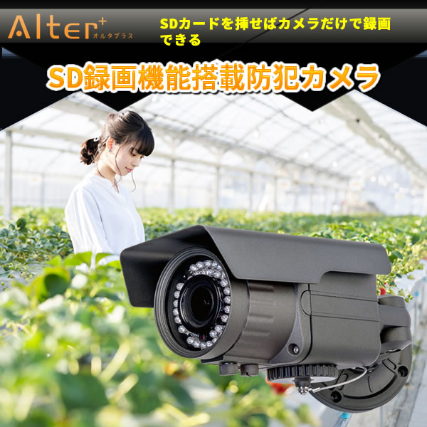 SD録画機能搭載防犯カメラ ASD-01