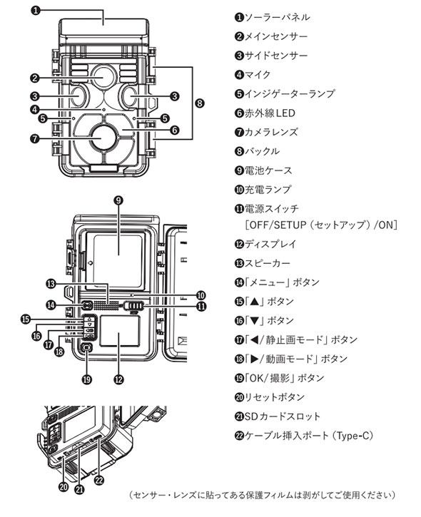 バッテリー駆動センサーカメラ AT-2 バッテリー駆動センサーカメラ AT-2