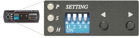 AHDコンバーター CV-H4SP