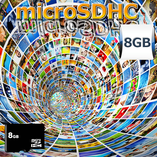 SanDisk microSDHC【8GB】（正規品class4）1年保証付